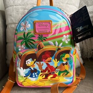 Disney Loungefly Three Caballeros Backpack